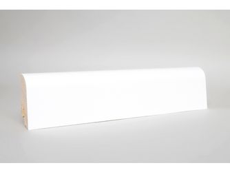Sockelleiste ExPress 20x45x2400mm, Starkfolie weiß, Clipnut