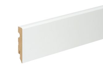 Sockelleiste FU084L foliert 15 x 80 mm Weiß FOFA015 240 cm Sockelleiste FU084L foliert 15 x 80 mm Weiß FOFA015 240 cm