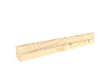 Sockelleiste Fichte astig roh 18x38x2400 Massiv, Roh, profiliert