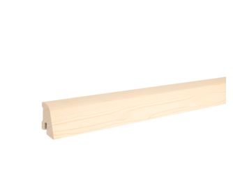 Sockelleiste Kiefer konisch 22x45x2400mm astrein, massiv, roh, Clipnut