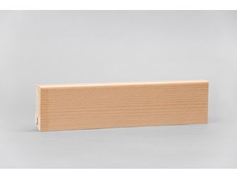 Sockelleiste Modern 16x40x2400mm, Furn. Buche ged. nat. lack. matt Clipn.