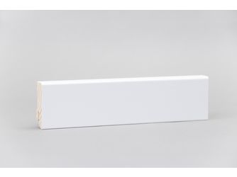 Sockelleiste Modern 16x40x2400mm, Kiefer weiß RAL 9016