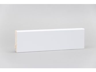 Sockelleiste Modern 16x58x2400mm, Kiefer weiß RAL 9016