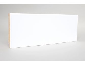 Sockelleiste Modern 16x78x2400mm, Kiefer weiß RAL9016