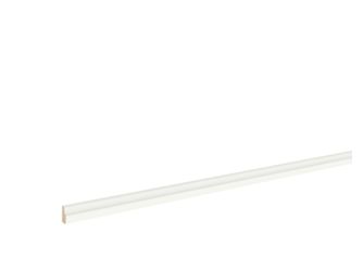 Sockelleiste RAL 9016 7x23x2400mm Massiv, Endbehandelt, profiliert