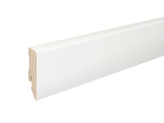 Sockelleiste SF253L/SU153L FA foliert 16x58mm Weiss RAL9016 FLFO004, 250cm