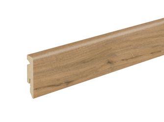 Sockelleiste SPC Dekor, gerade Oberkante gerundet, Rubin, 15x58x2400mm Sockelleiste SPC Dekor, gerade Oberkante gerundet, Rubin, 15x58x2400mm