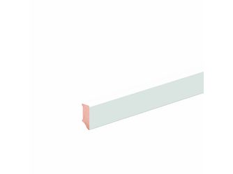 Sockelleiste eckig L0152OC KI 16x40mm Kiefer weiß beschichtet, 240cm