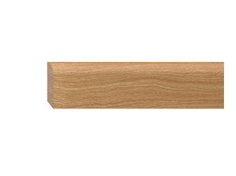 Sockelleiste gerade, Oberkante gerundet Eiche (astrein), naturbelassen, 20x60x3000mm Sockelleiste gerade, Oberkante gerundet Eiche (astrein), naturbelassen, 20x60x3000mm
