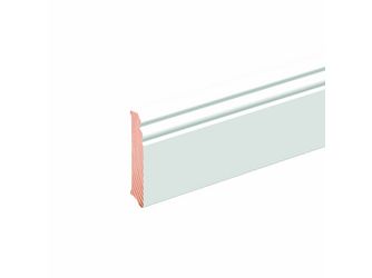 Sockelleiste profil L0138OC KI 16x96mm Kiefer weiß beschichtet, 240cm