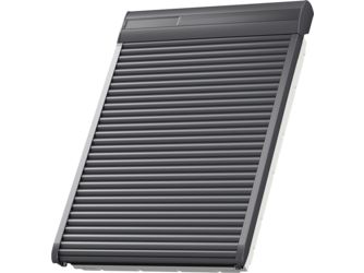 Solar-Rollladen GTU/GTL SST MK08 0000 Aluminium Dunkelgrau