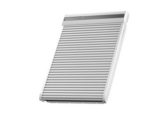 Solar-Rollladen SSL PK06 0700S Aluminium Hellgrau