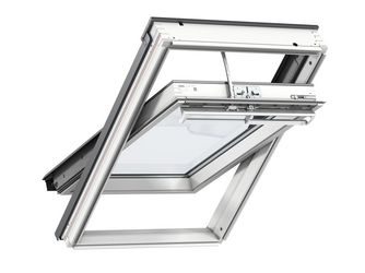 Solarfenster GGL CK04 218430 weiß lackiert ENERGIE Kupfer 55x98