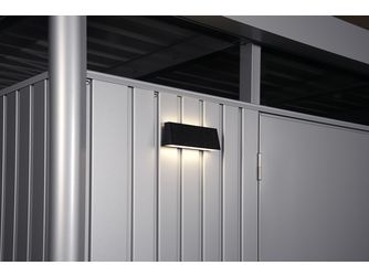 Solarleuchte für Gerätehaus und Geräteschrank 150x100x50mm