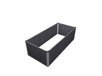 Solid Pflanzkasten Anthrazitgrau 150x70x45cm