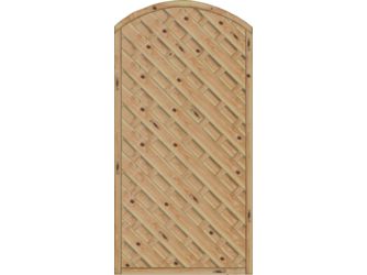 Sichtschutzzaun Lärche / Douglasie Natur unbehandelt "Sontegro"