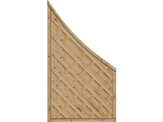 Sichtschutzzaun Lärche / Douglasie Natur unbehandelt "Sontegro"
