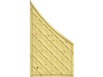 Sichtschutzzaun Fichte KDI Grün "Sontegro"