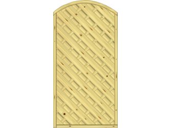 Sichtschutzzaun Fichte KDI Grün "Sontegro"