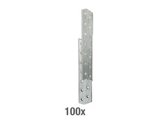Sparren-Pfettenanker, links, sendzimirverzinkt, BxTxH 32x32x210mm,100St. Sparren-Pfettenanker, links, sendzimirverzinkt, BxTxH 32x32x210mm,100St.
