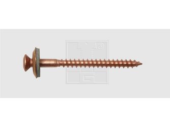 Spenglerdichtschrauben 4,5x25 Edelstahl A2 verkupfert (50 Stück) - 234 245 25 67