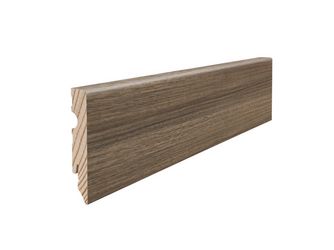 Stecksockelleiste 15x80mm 2,2m MDF Akazie Vario Nässeschutz
