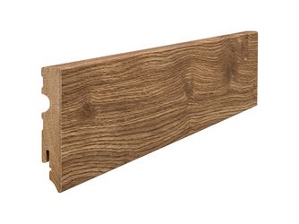 Stecksockelleiste 15x80mm 2,2m MDF Eiche Portland natur / Lombardia
