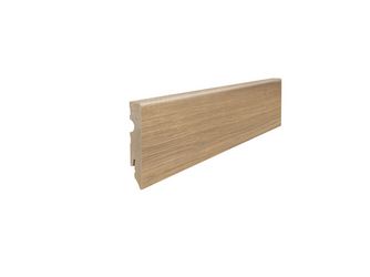 Stecksockelleiste 15x80mm 2,2m MDF Eiche Sicilia puro