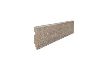 Stecksockelleiste 15x80mm 2,2m MDF Eiche Veneto mocca