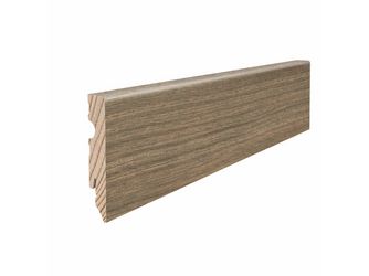 Stecksockelleiste 15x80mm 2,2m MDF Ulme Vario Nässeschutz