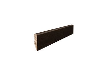 Stecksockelleiste 16x58mm 2,2m Achateiche furniert matt