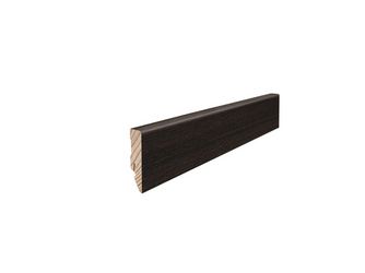 Stecksockelleiste 16x58mm 2,2m Achateiche str. furniert matt