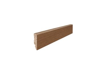 Stecksockelleiste 16x58mm 2,2m Bernsteineiche str. furniert matt