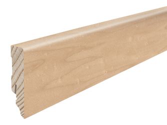 Stecksockelleiste 16x58mm 2,2m Cube Ahorn (Berg./Can.) furn.geölt