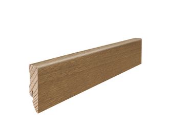 Stecksockelleiste 16x58mm 2,2m Cube Raucheiche invisible furn. geölt