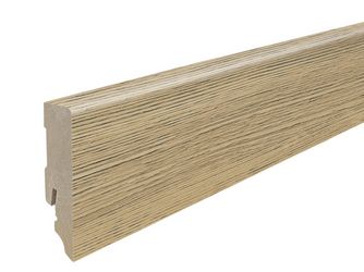 Stecksockelleiste 16x58mm 2,2m Disano Cube Berglärche puro