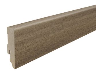 Stecksockelleiste 16x58mm 2,2m Disano Cube Eiche Provence schokobraun