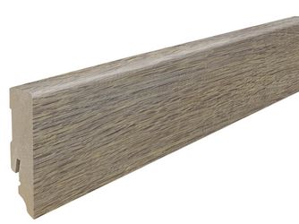 Stecksockelleiste 16x58mm 2,2m Disano Cube Eiche Quebec caramel