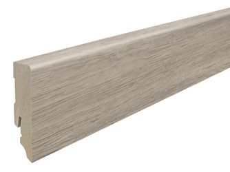 Stecksockelleiste 16x58mm 2,2m Disano Cube Eiche Sheffield graubraun