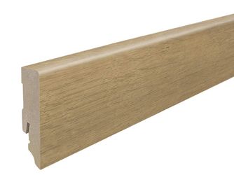 Stecksockelleiste 16x58mm 2,2m Disano Cube Gebirgseiche honig