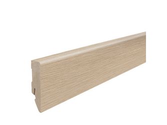 Stecksockelleiste 16x58mm 2,2m Disano Cube MDF Eiche Picardie puro Stecksockelleiste 16x58mm 2,2m Disano Cube MDF Eiche Picardie puro