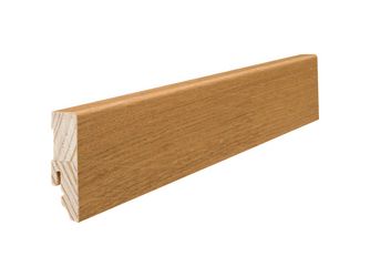Stecksockelleiste 16x58mm 2,2m Eiche furniert matt