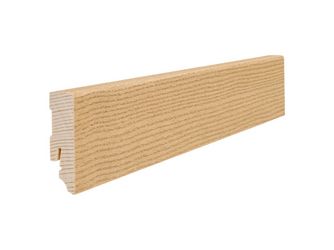 Stecksockelleiste 16x58mm 2,2m Eiche invisible furniert matt