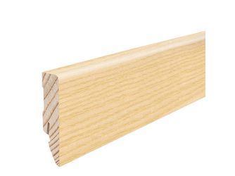 Stecksockelleiste 16x58mm 2,2m Esche furniert matt