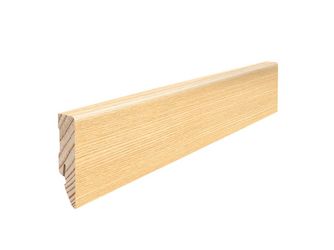 Stecksockelleiste 16x58mm 2,2m Esche invisible str. furniert matt