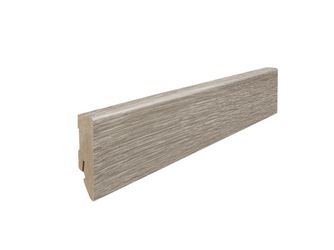 Stecksockelleiste 16x58mm 2,2m MDF Eiche Flavia grau