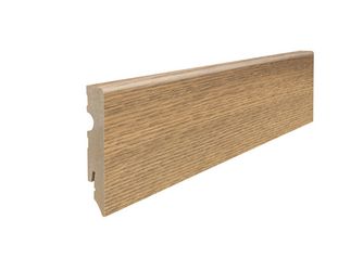 Stecksockelleiste 16x58mm 2,2m MDF Eiche Flavia natur