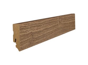 Stecksockelleiste 16x58mm 2,2m MDF Eiche Portland natur / Lombardia