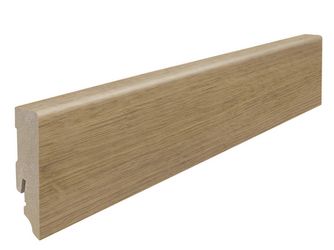 Stecksockelleiste 16x58mm 2,2m MDF Eiche Sheffield honig