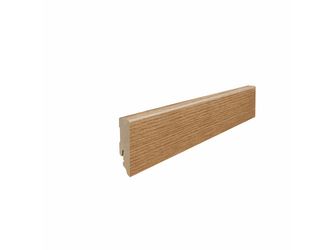 Stecksockelleiste 16x58mm 2,2m MDF Eiche Veneto natur / Calla natur